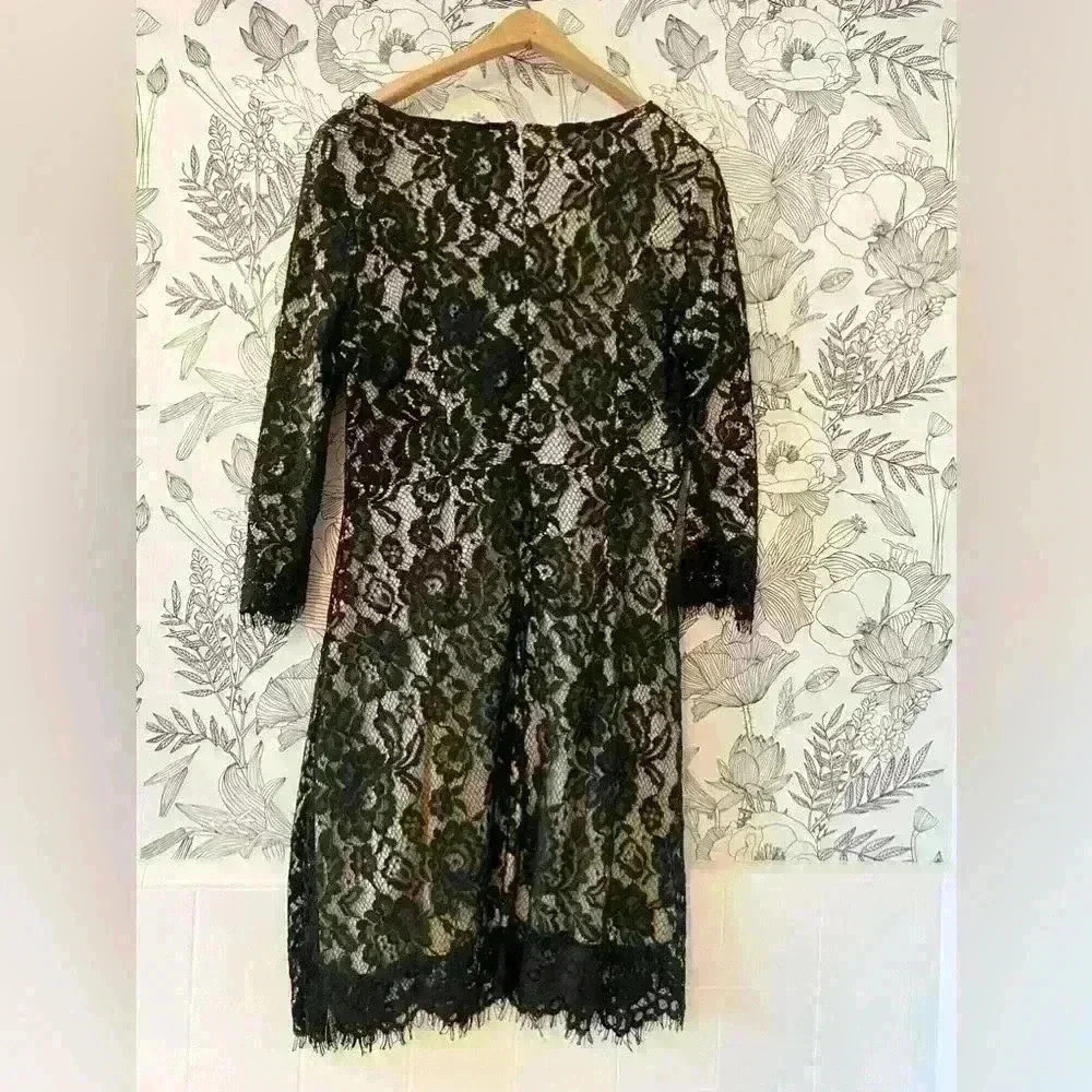Black Lace Dress - Picture 2 of 4